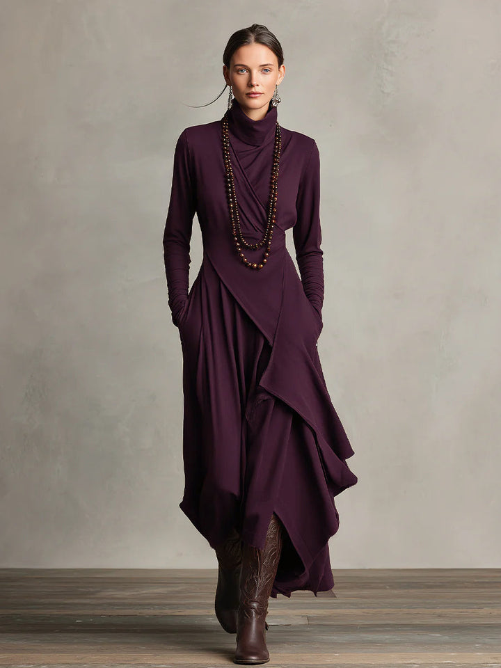 Vestido Maxi Asimétrico Bohemio