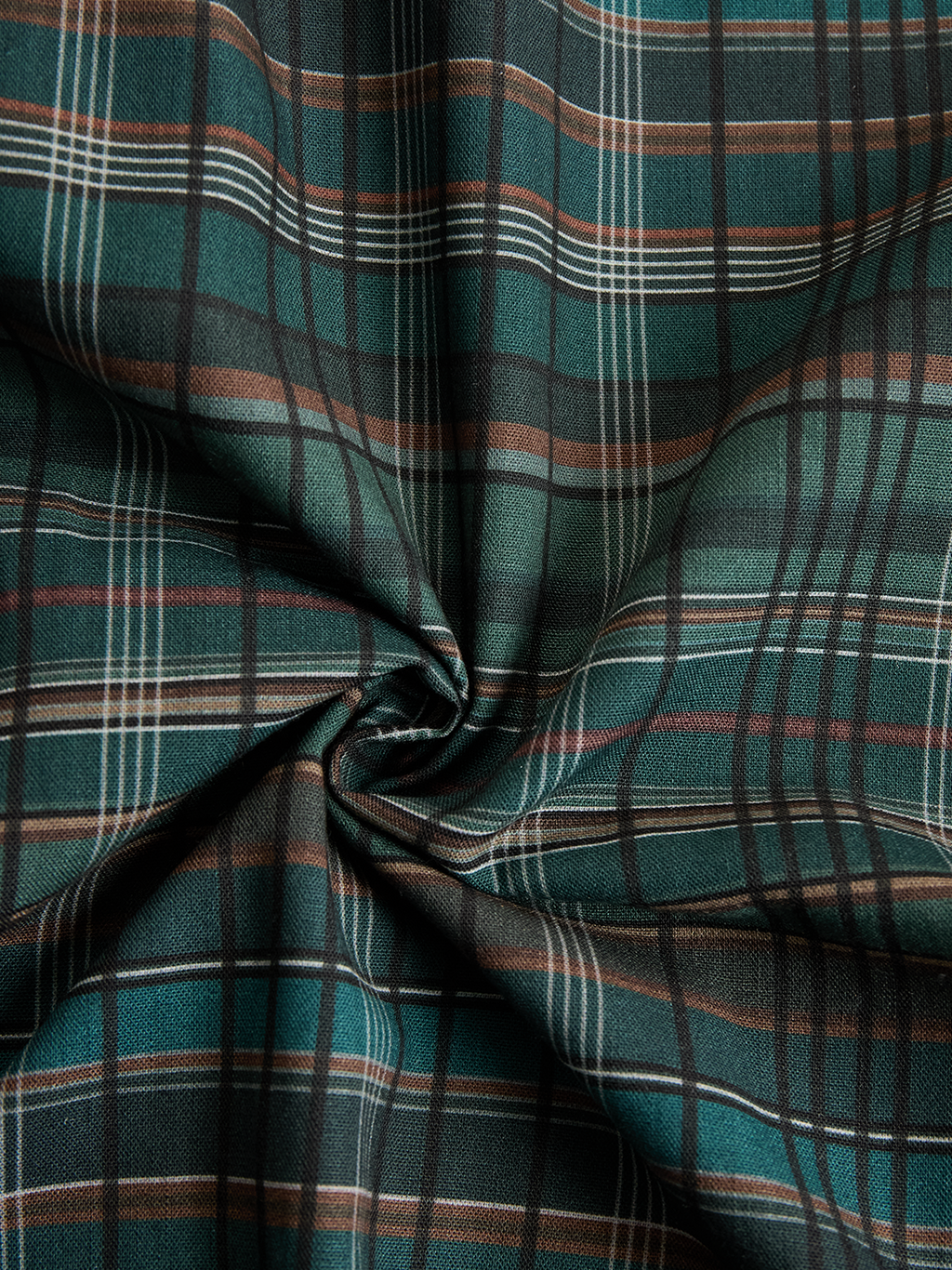 Vestido Largo de Camisa a Cuadros