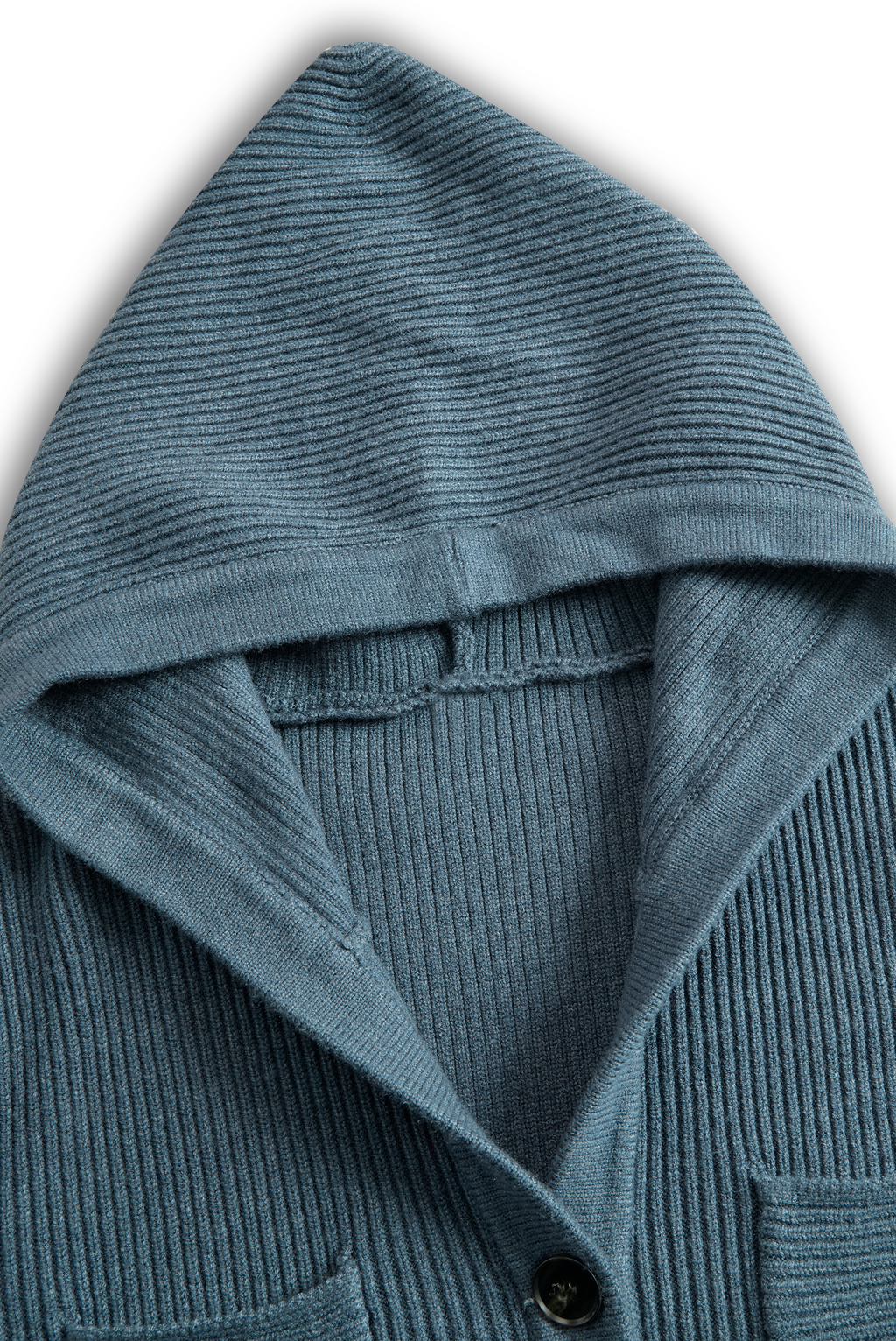 Vestido Maxi de Tricot con Capucha