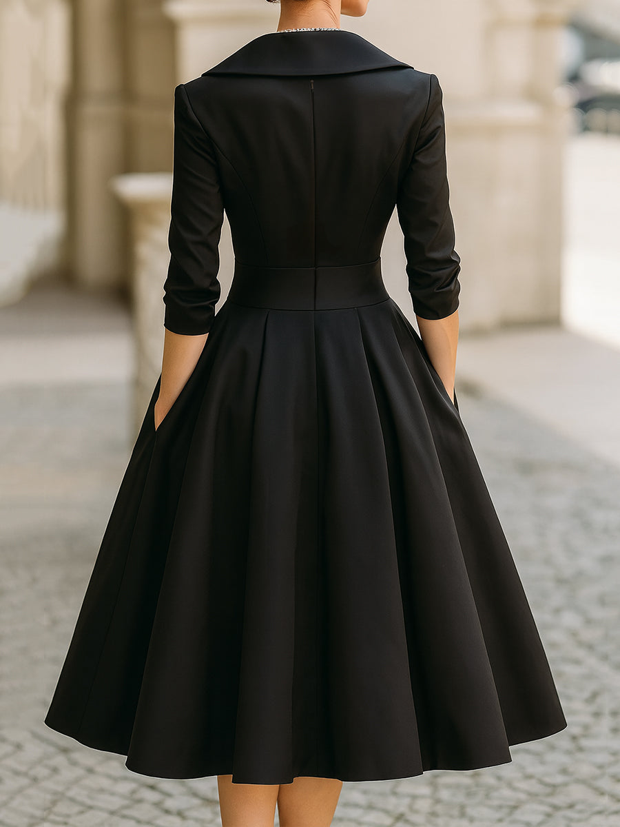 Colette™ | Vestido de Elegancia Navideña