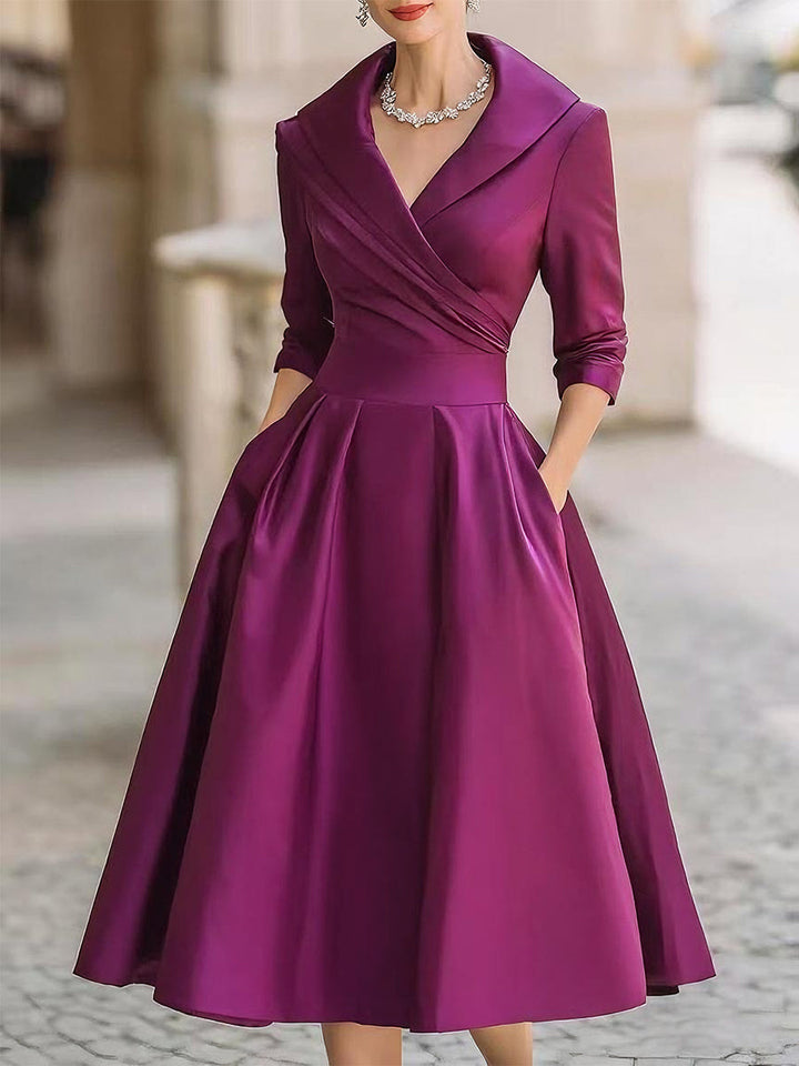 Colette™ | Vestido de Elegancia Navideña