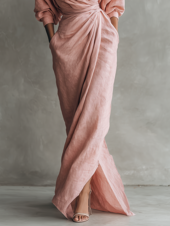 Vestido Maxi Rosa