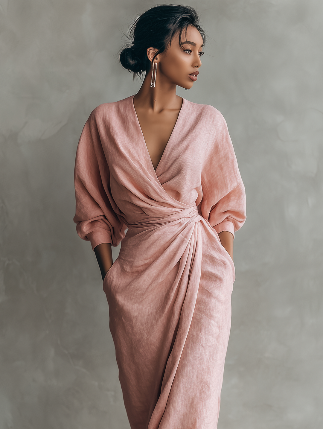 Vestido Maxi Rosa