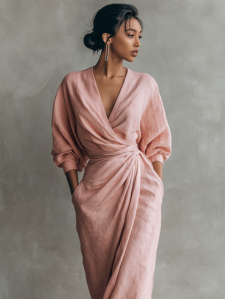 Vestido Maxi Rosa