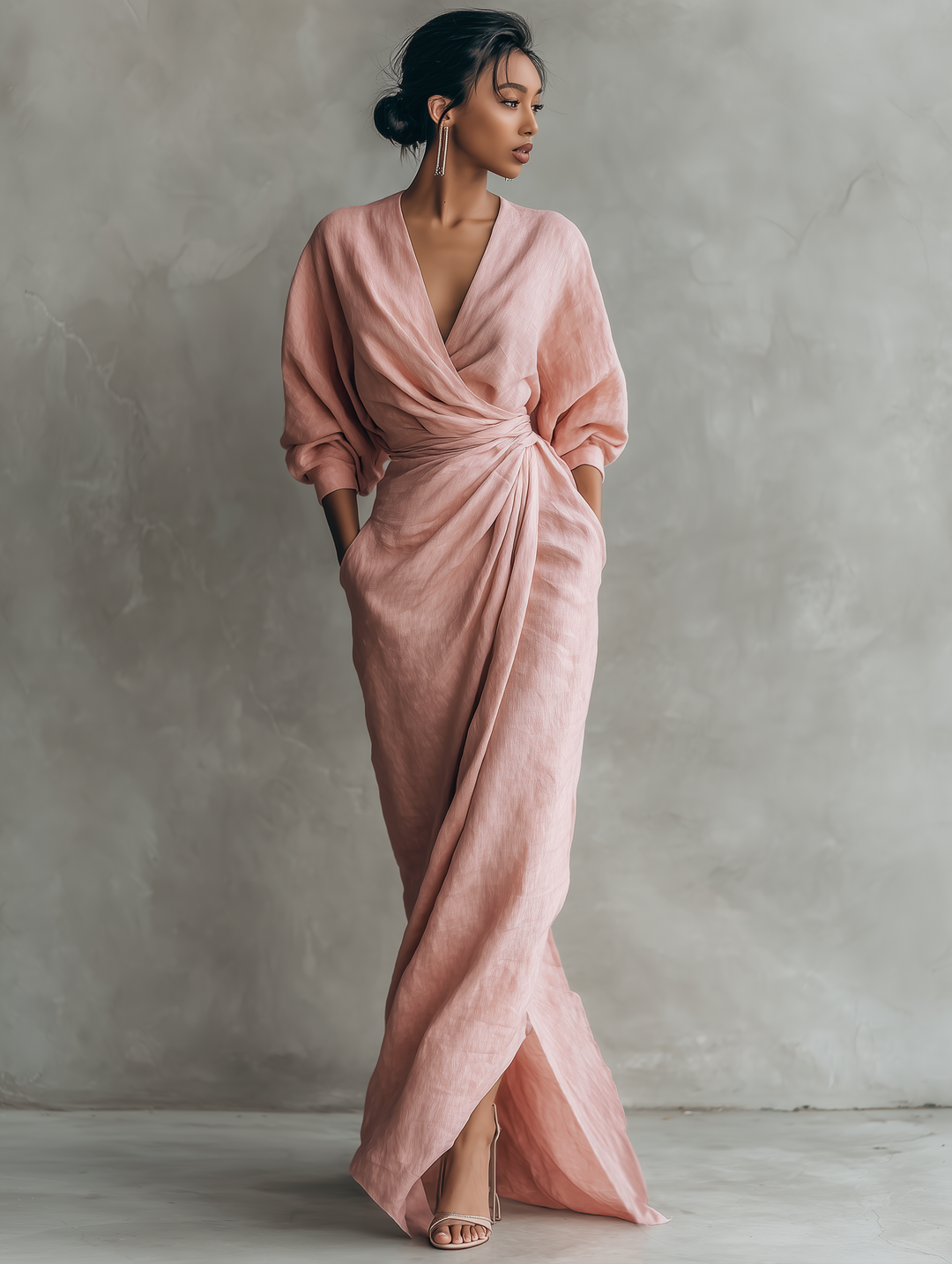 Vestido Maxi Rosa