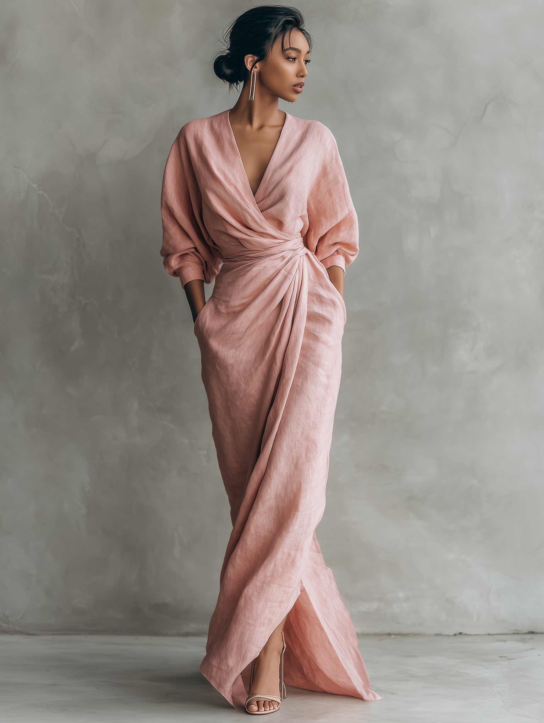 Vestido Maxi Rosa