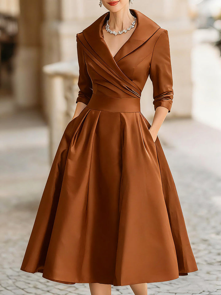 Colette™ | Vestido de Elegancia Navideña