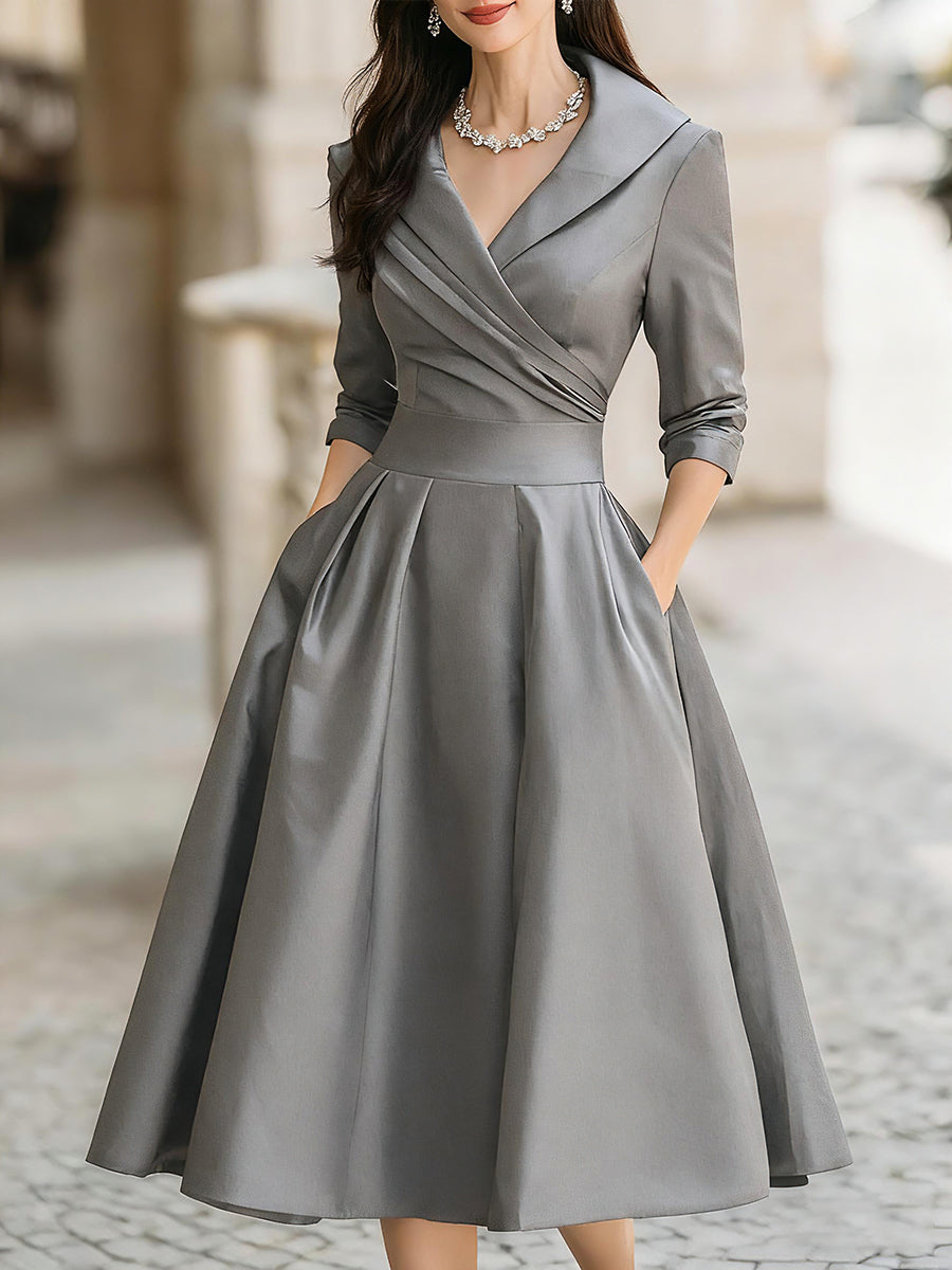 Colette™ | Vestido de Elegancia Navideña
