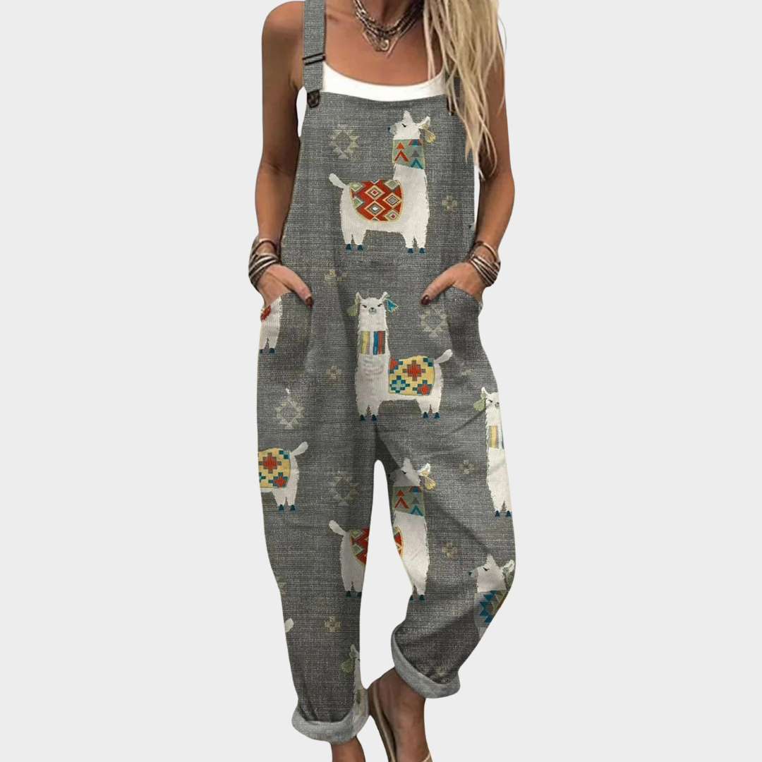 Salopette estampada cómoda