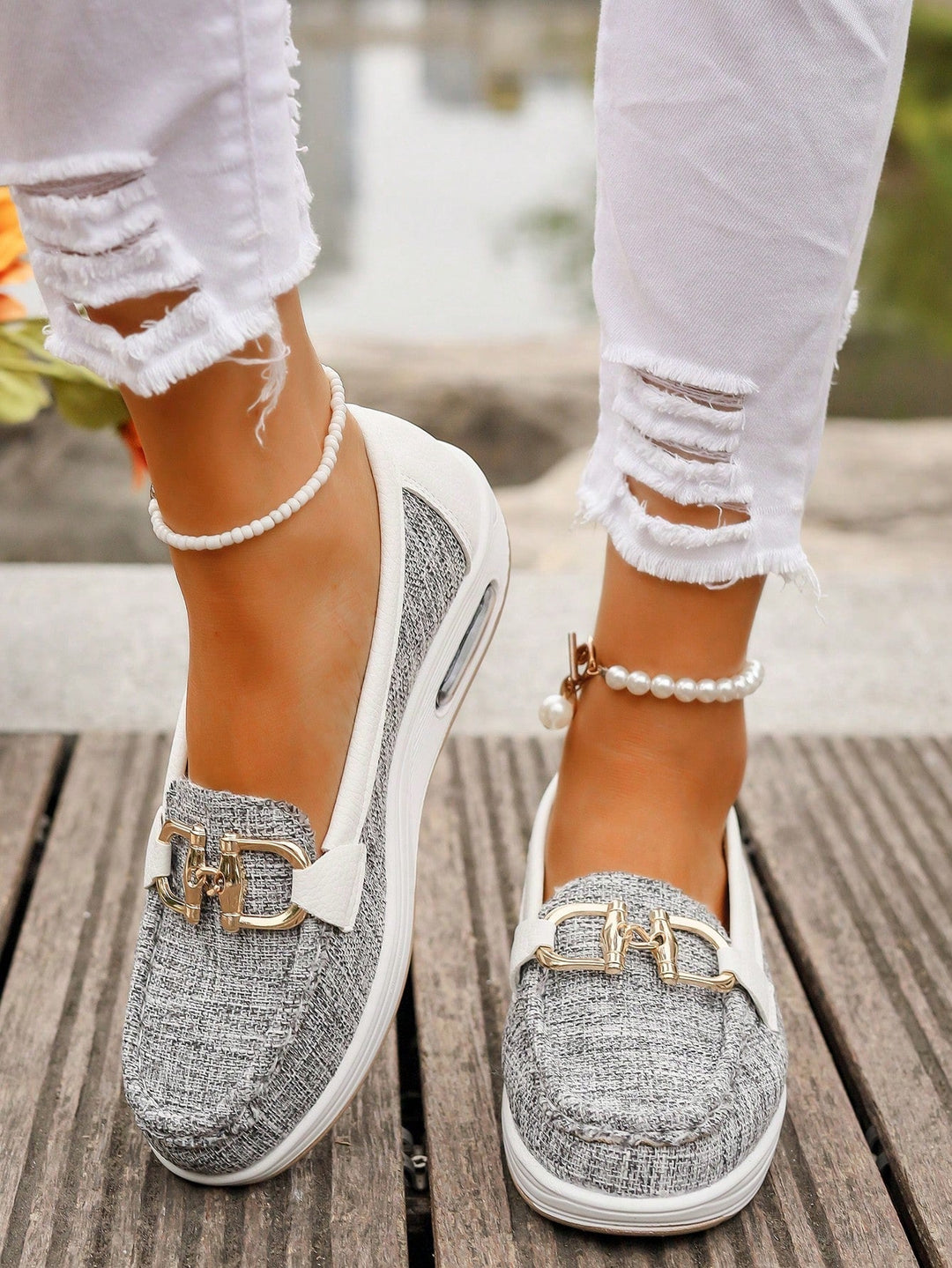Ellie | Mocasines con Hebilla Plana