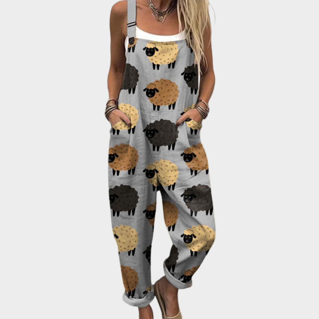 Salopette estampada cómoda