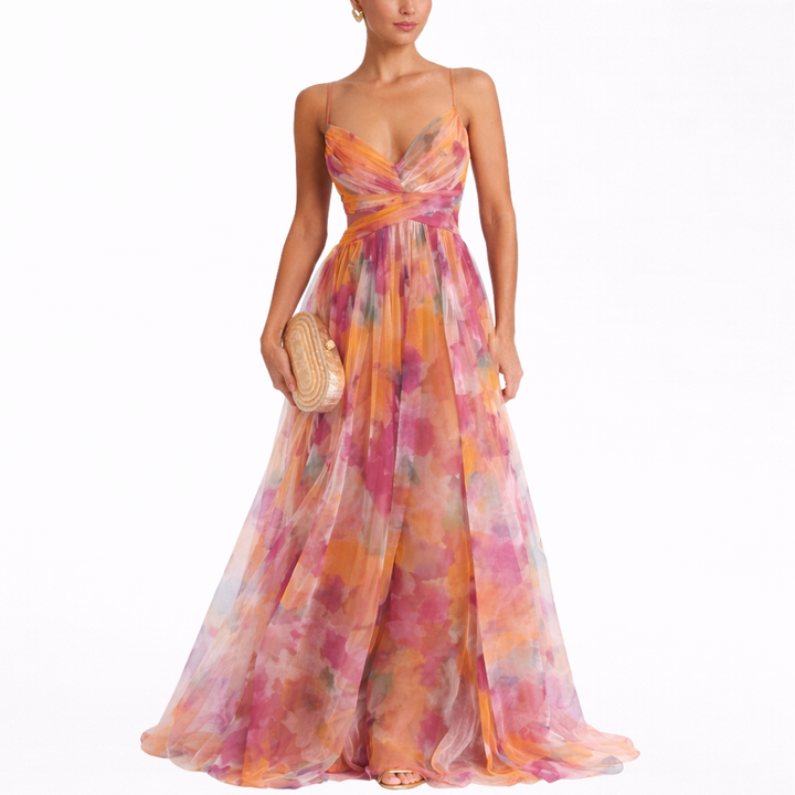 Giselle | Vestido maxi con Estampado Floral