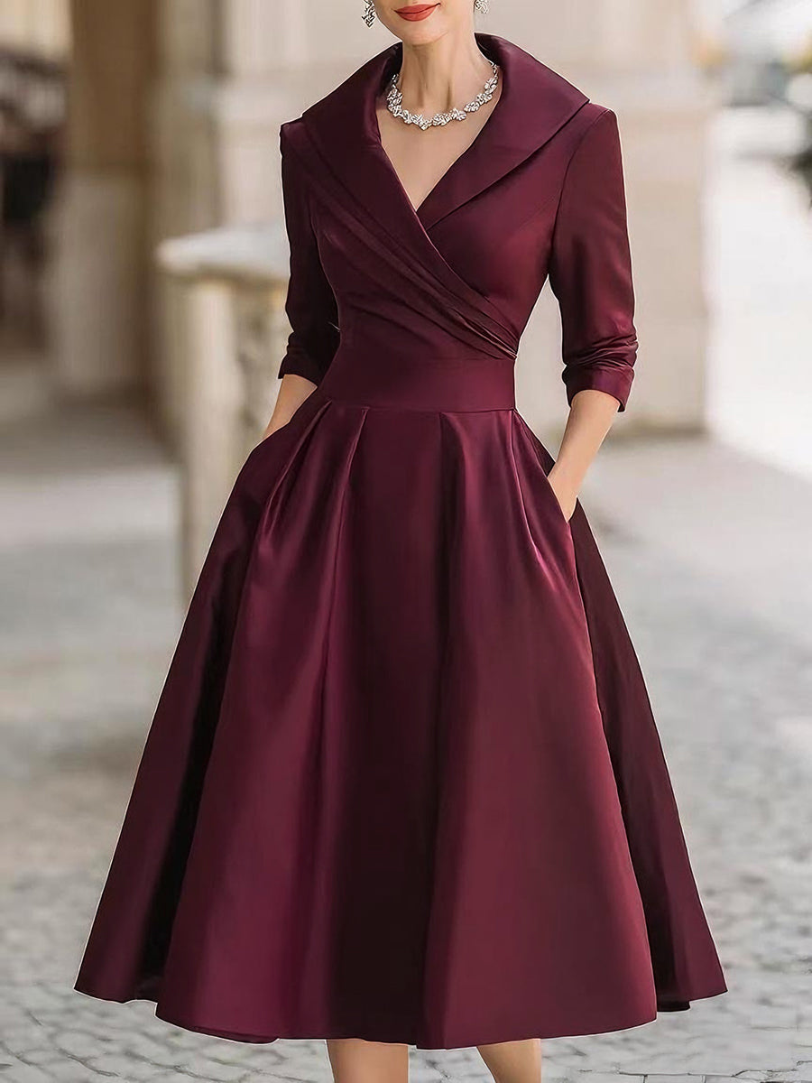 Colette™ | Vestido de Elegancia Navideña