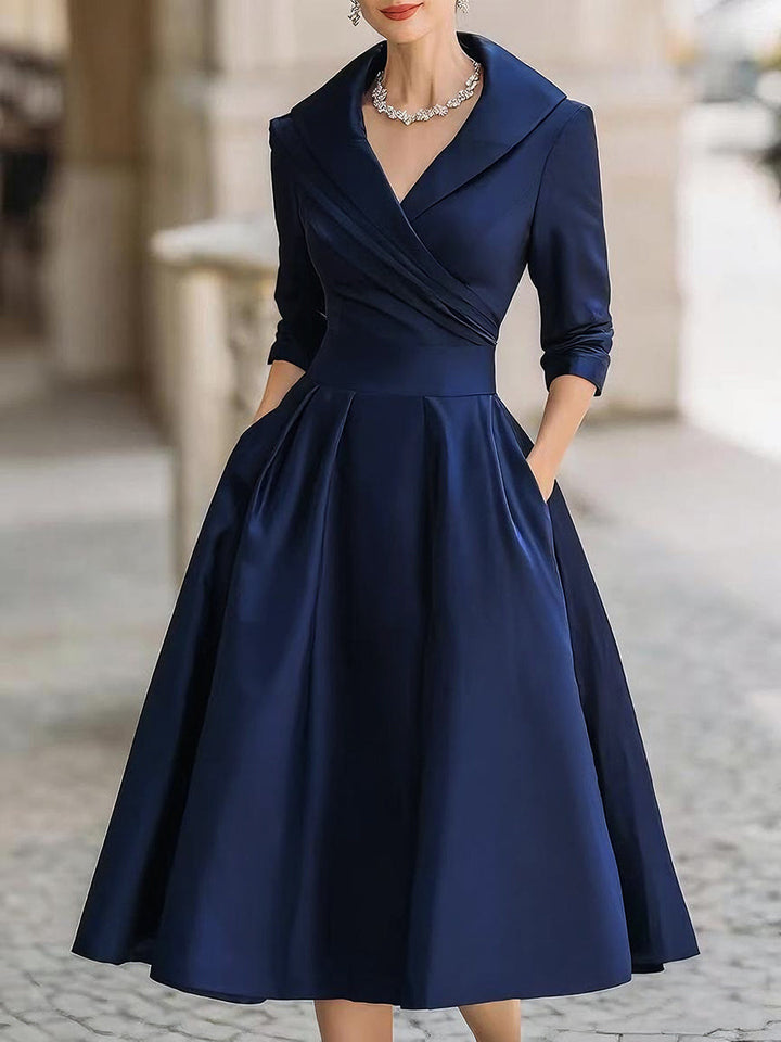 Colette™ | Vestido de Elegancia Navideña