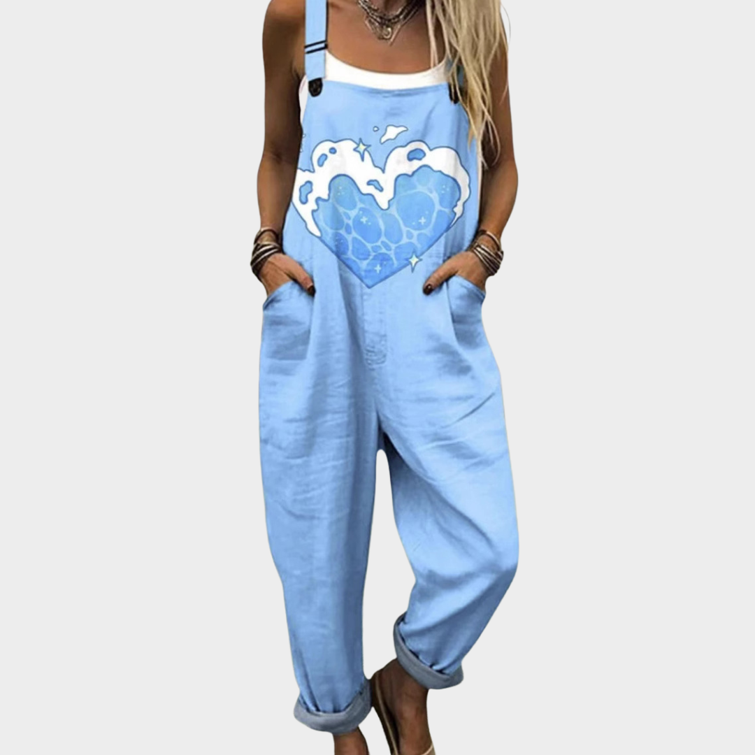 Salopette estampada cómoda