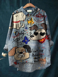 Kendra | Camiseta Casual con Arte de Perro Bonito