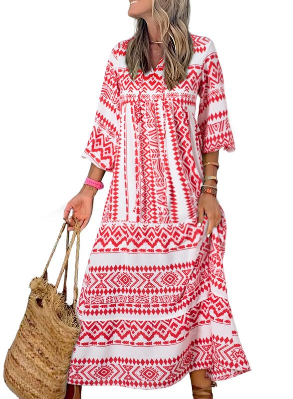 Vestido Maxi Boho Floral