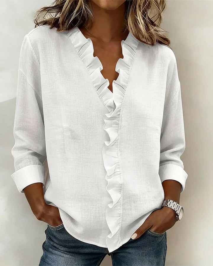 Blusa de Cuello en V