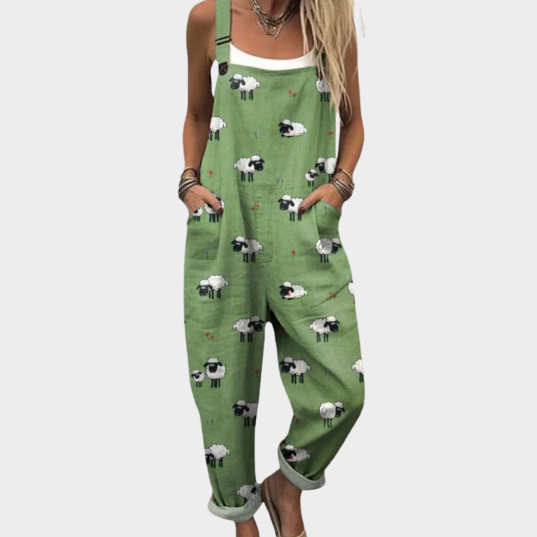 Salopette estampada cómoda
