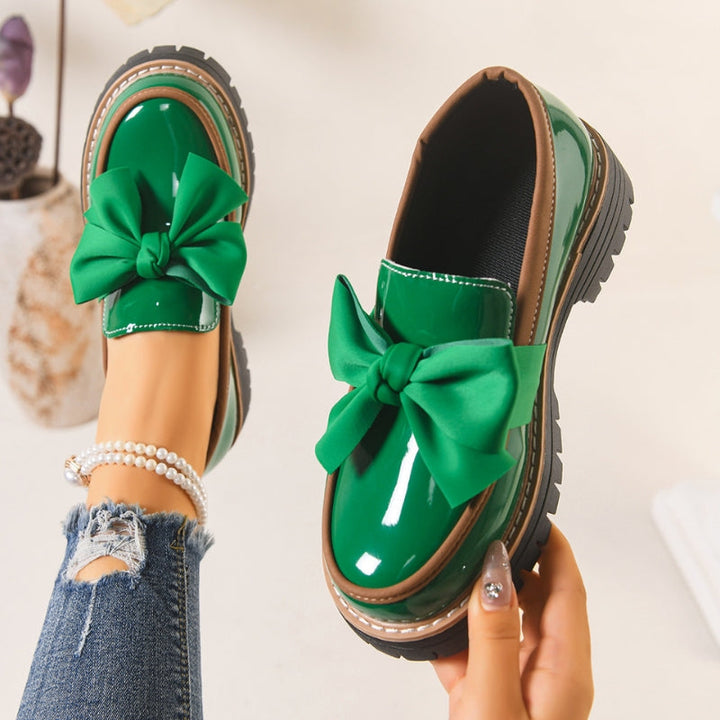 Mocasines Glossy Verde