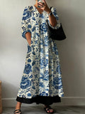 Vestido Elegante con Estampado Mia