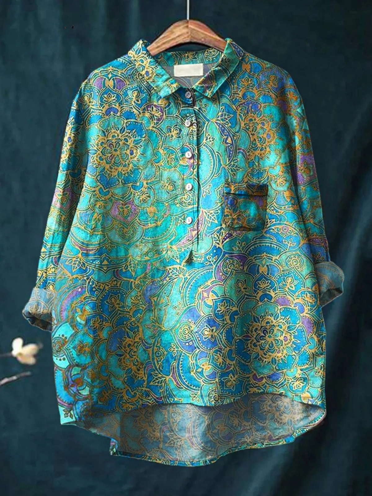 Roslyn | Camiseta Casual de Arte Retro para Mujeres