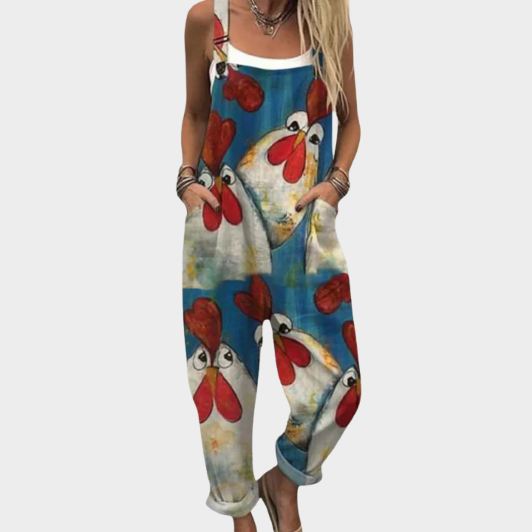 Salopette estampada cómoda