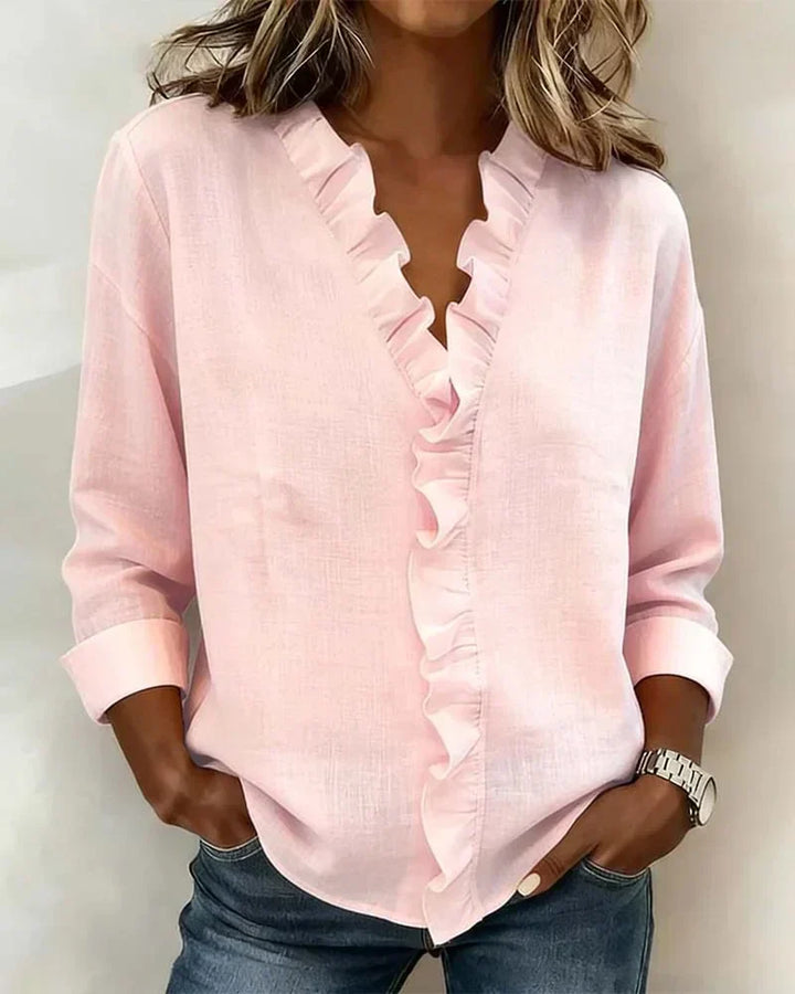 Blusa de Cuello en V
