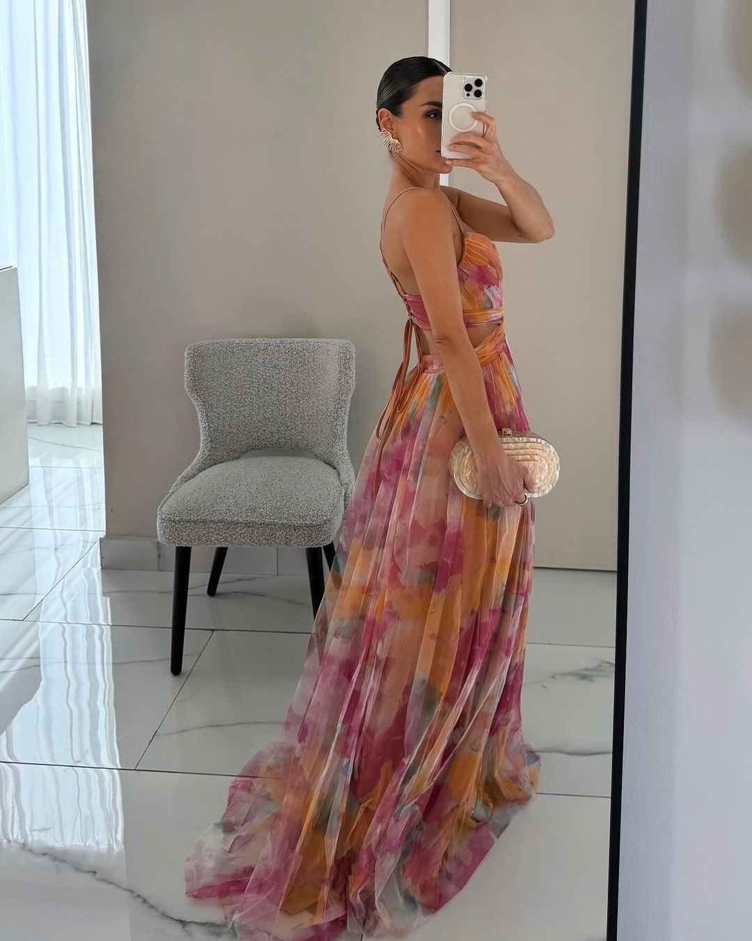 Giselle | Vestido maxi con Estampado Floral