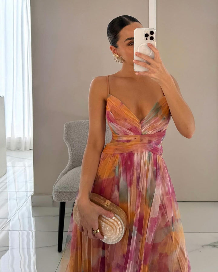 Giselle | Vestido maxi con Estampado Floral