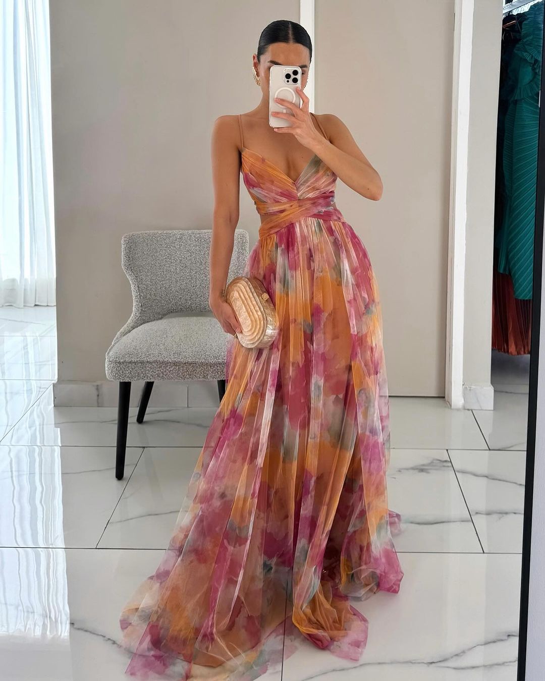 Giselle | Vestido maxi con Estampado Floral