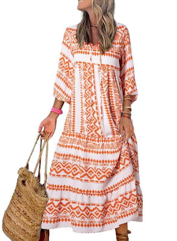 Vestido Maxi Boho Floral