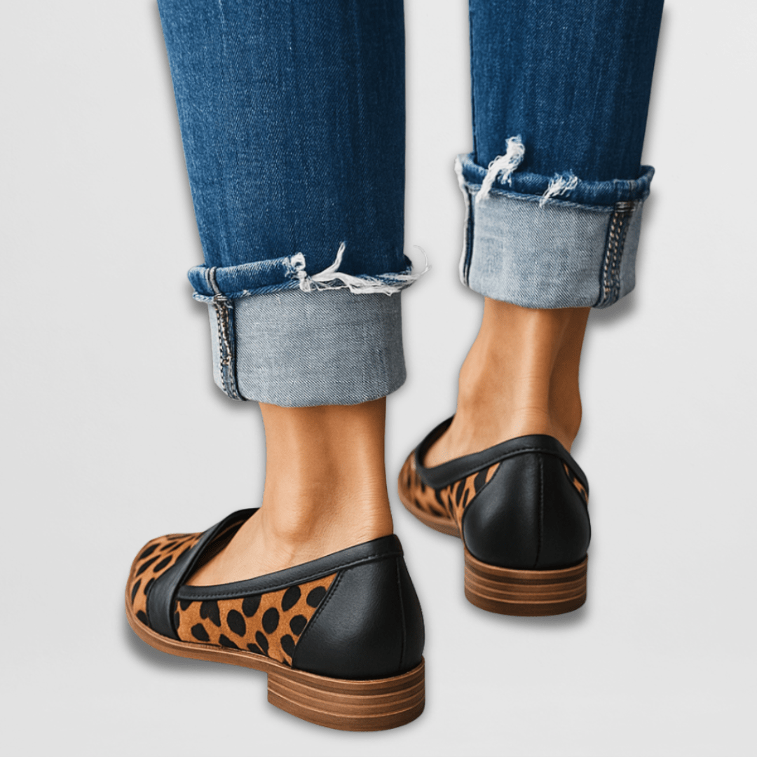 Helen | Mocasines ortopédicos de suave piel ante
