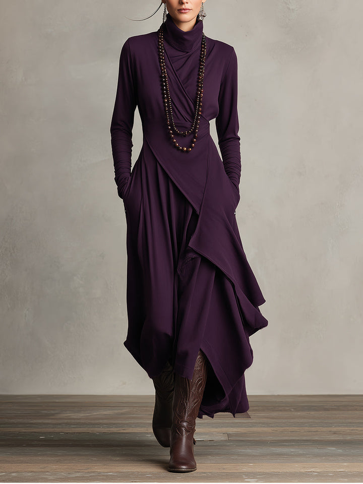 Vestido Maxi Asimétrico Bohemio