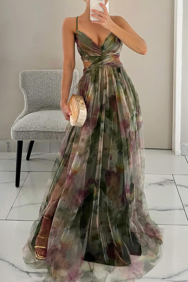 Giselle | Vestido maxi con Estampado Floral
