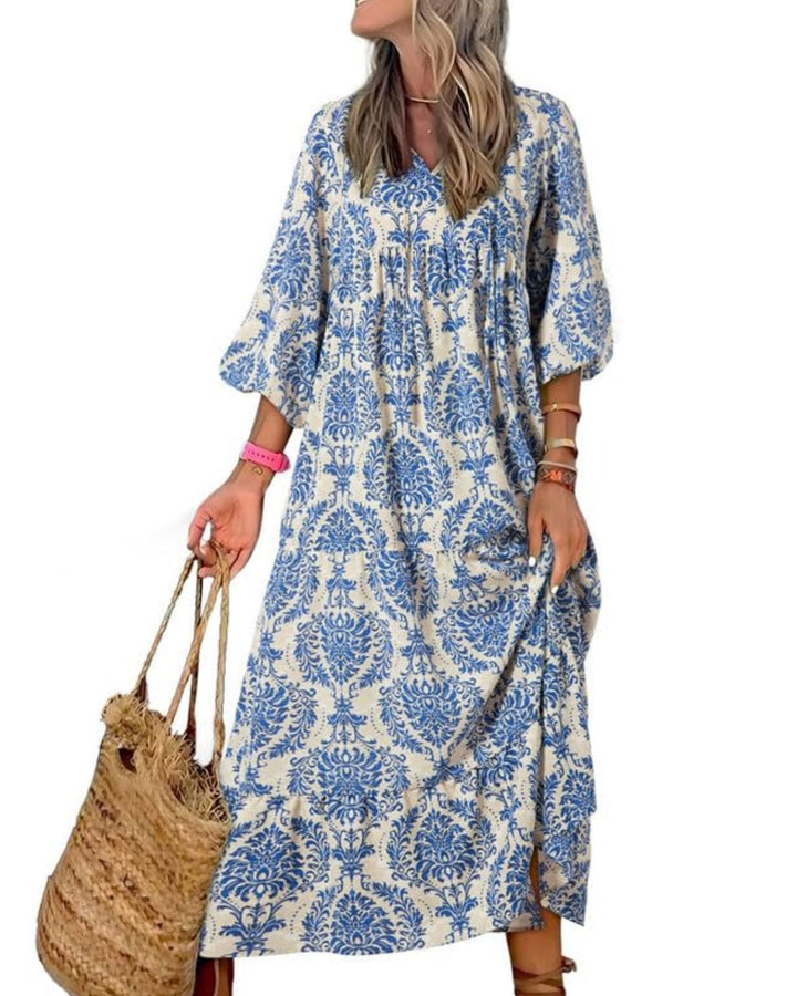 Vestido Maxi Boho Floral