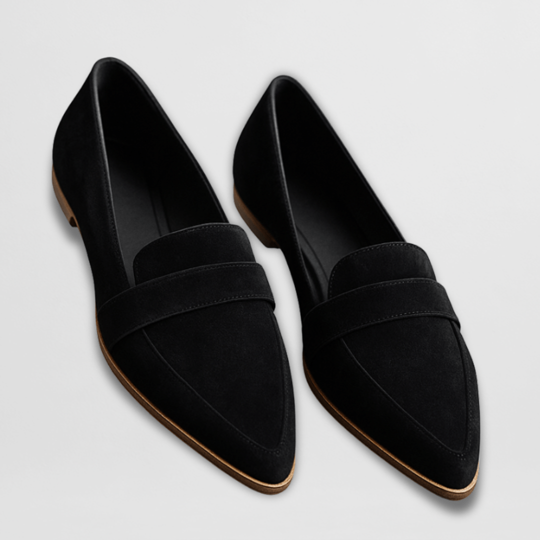 Helen | Mocasines ortopédicos de suave piel ante