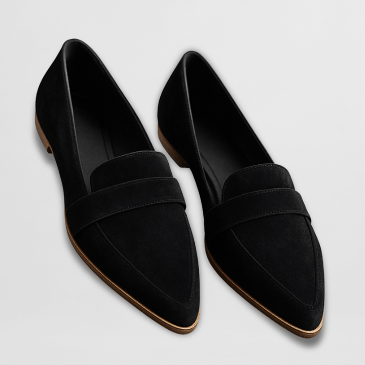 Helen | Mocasines ortopédicos de suave piel ante