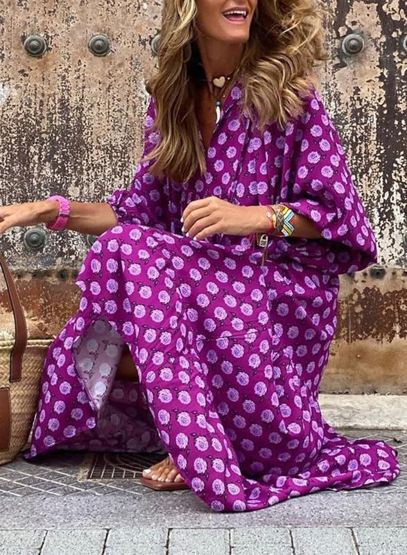 Vestido Maxi Boho Floral