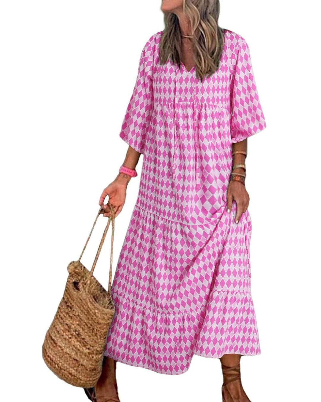 Vestido Maxi Boho Floral