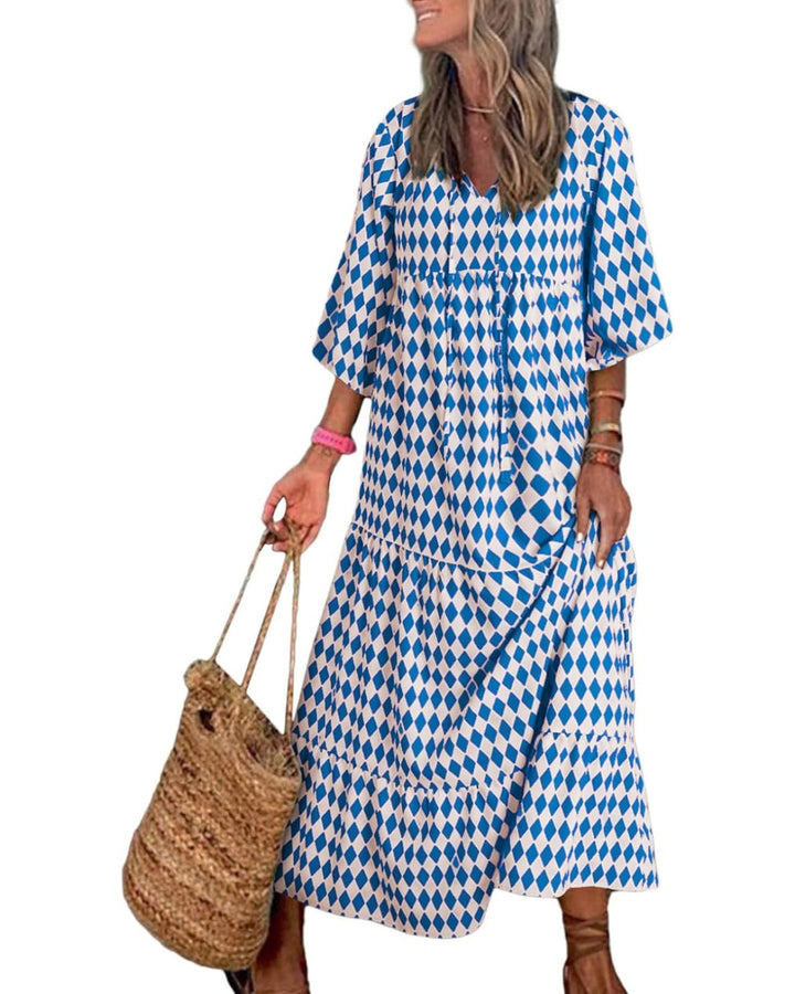 Vestido Maxi Boho Floral