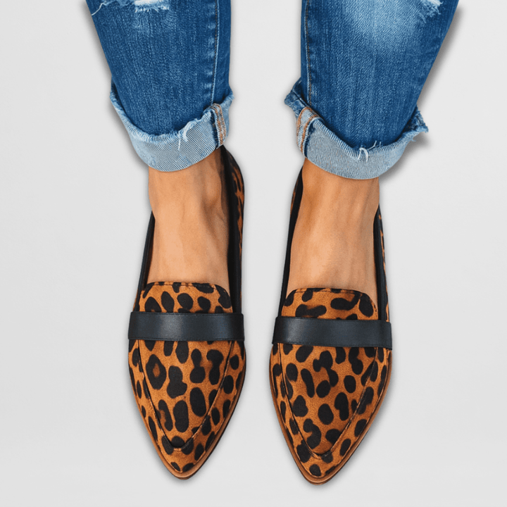 Helen | Mocasines ortopédicos de suave piel ante
