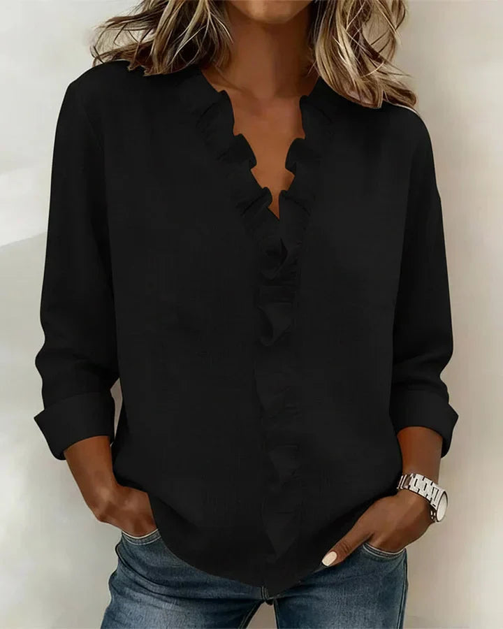 Blusa de Cuello en V