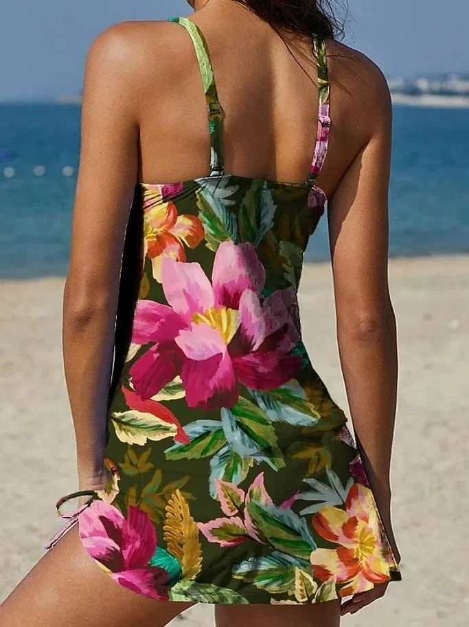 Floral Tankini with Shorts