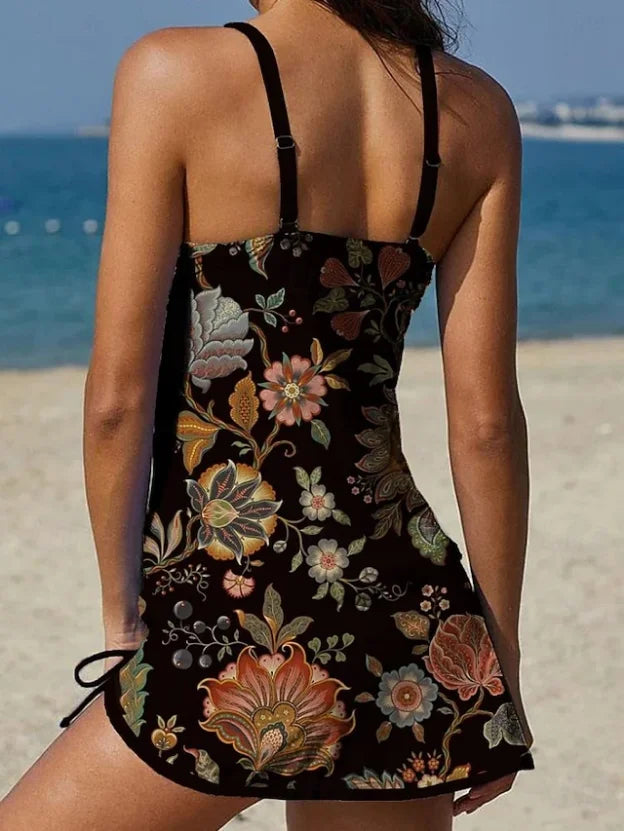 Floral Tankini with Shorts