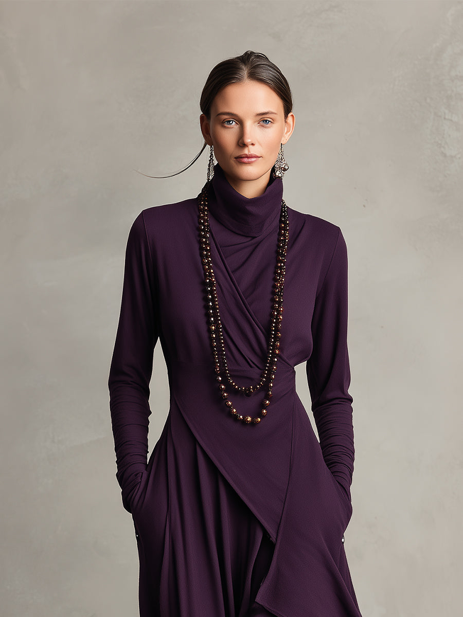 Vestido Maxi Asimétrico Bohemio