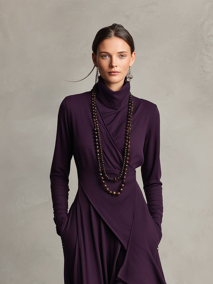 Vestido Maxi Asimétrico Bohemio