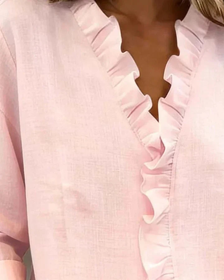 Blusa de Cuello en V