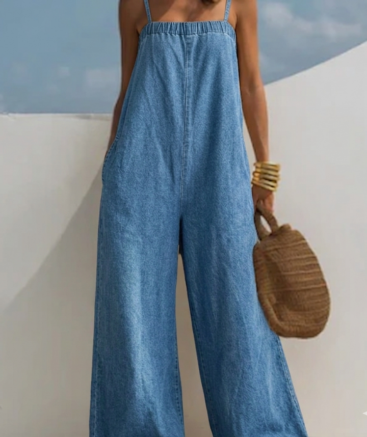 Madison | Mono de Pierna Ancha de Denim