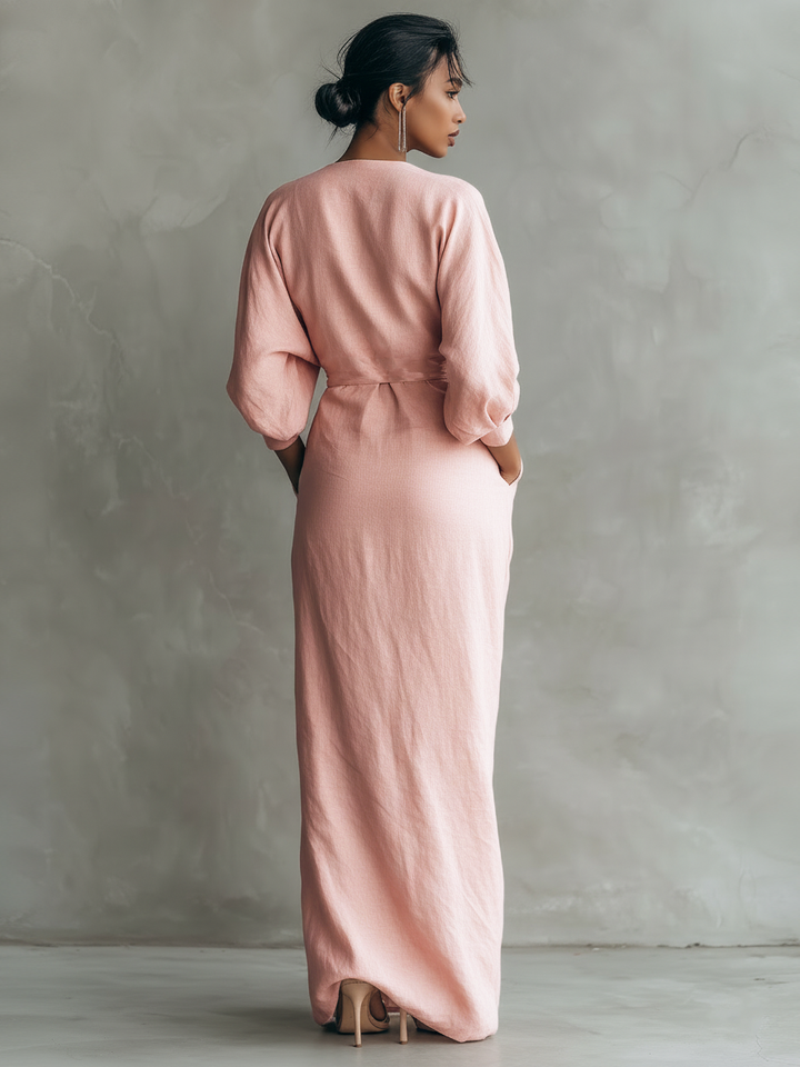 Vestido Maxi Rosa